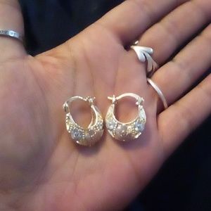 Gold plated earrings